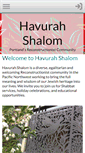 Mobile Screenshot of havurahshalom.org