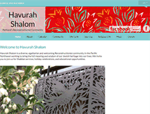 Tablet Screenshot of havurahshalom.org